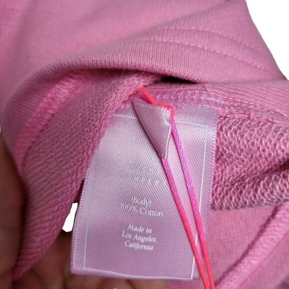 The Mighty Company The Sweatshirt Pink Rainbow Cuff Size S/M - Picture 14 of 15